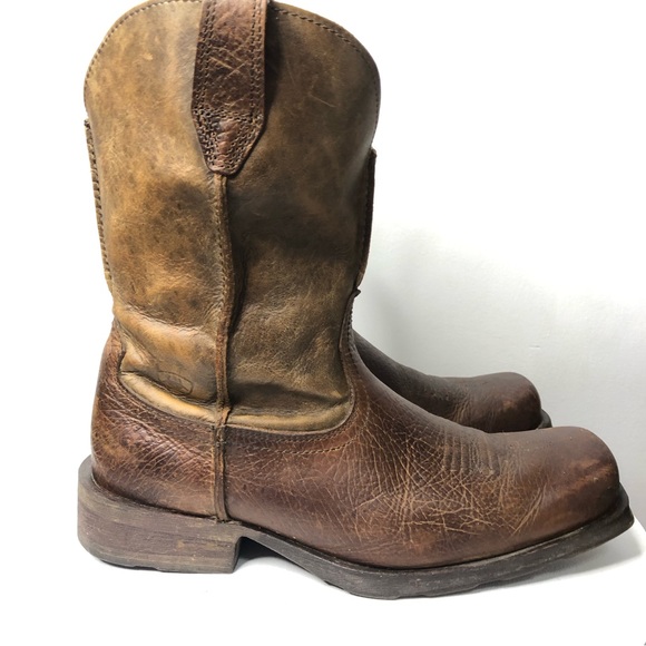 Ariat Rambler Bomber Western Leather Work Cowboy 10002317 Boots SZ 10.5EEE R1 - Picture 4 of 13